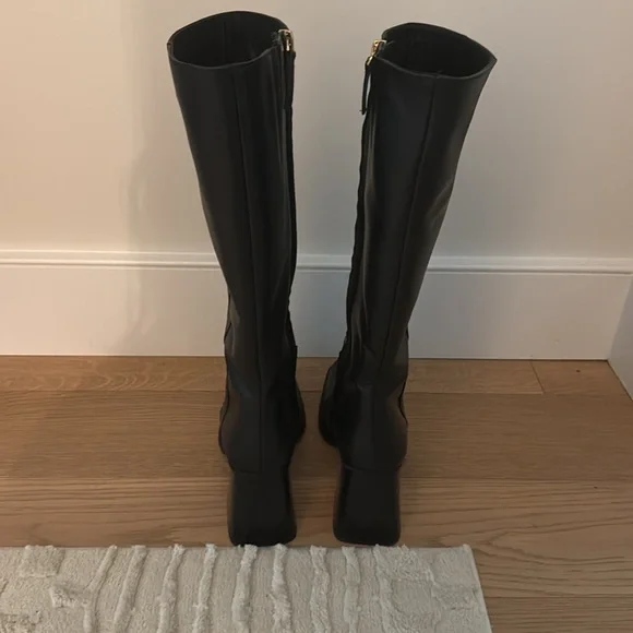 Feners black leather boots - Picture 2 of 5